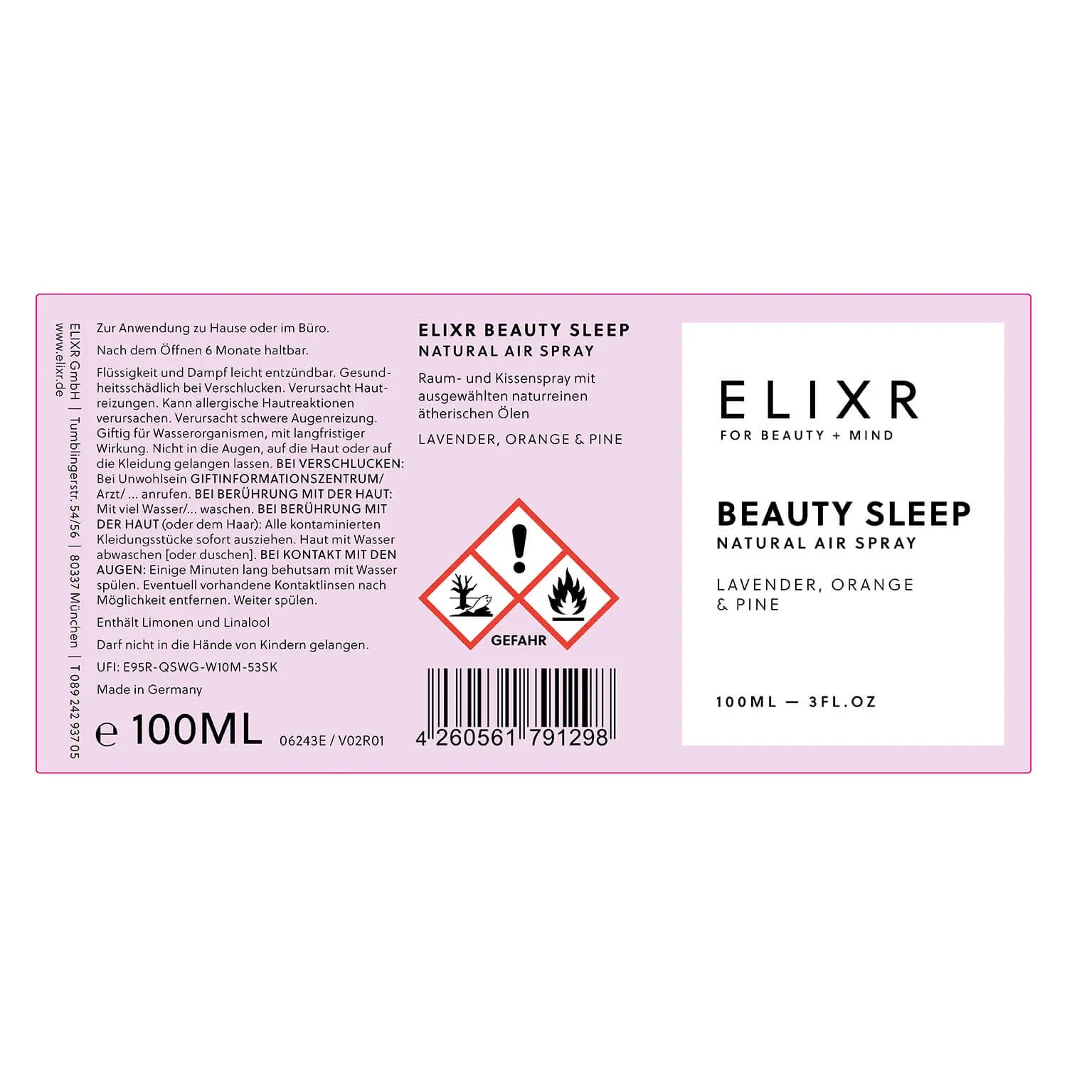 BEAUTY SLEEP Raum- & Kissenspray ELIXR - ELIXR