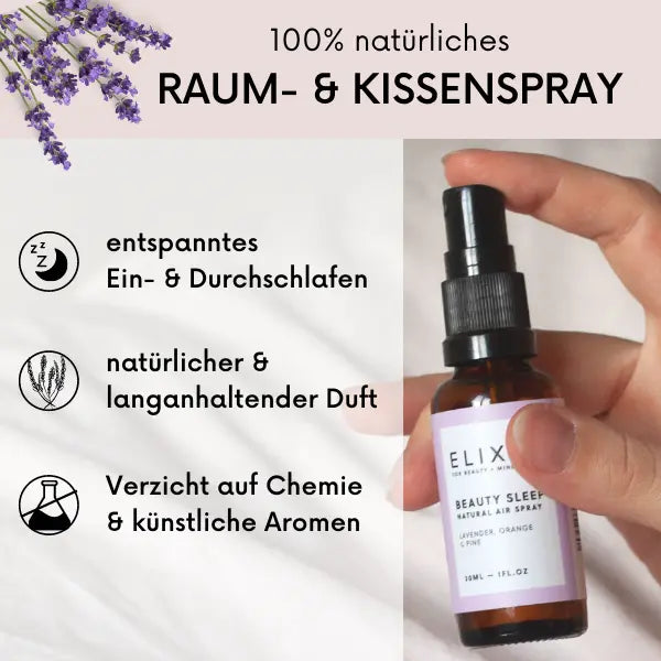 BEAUTY SLEEP Raum- & Kissenspray - ELIXR 2