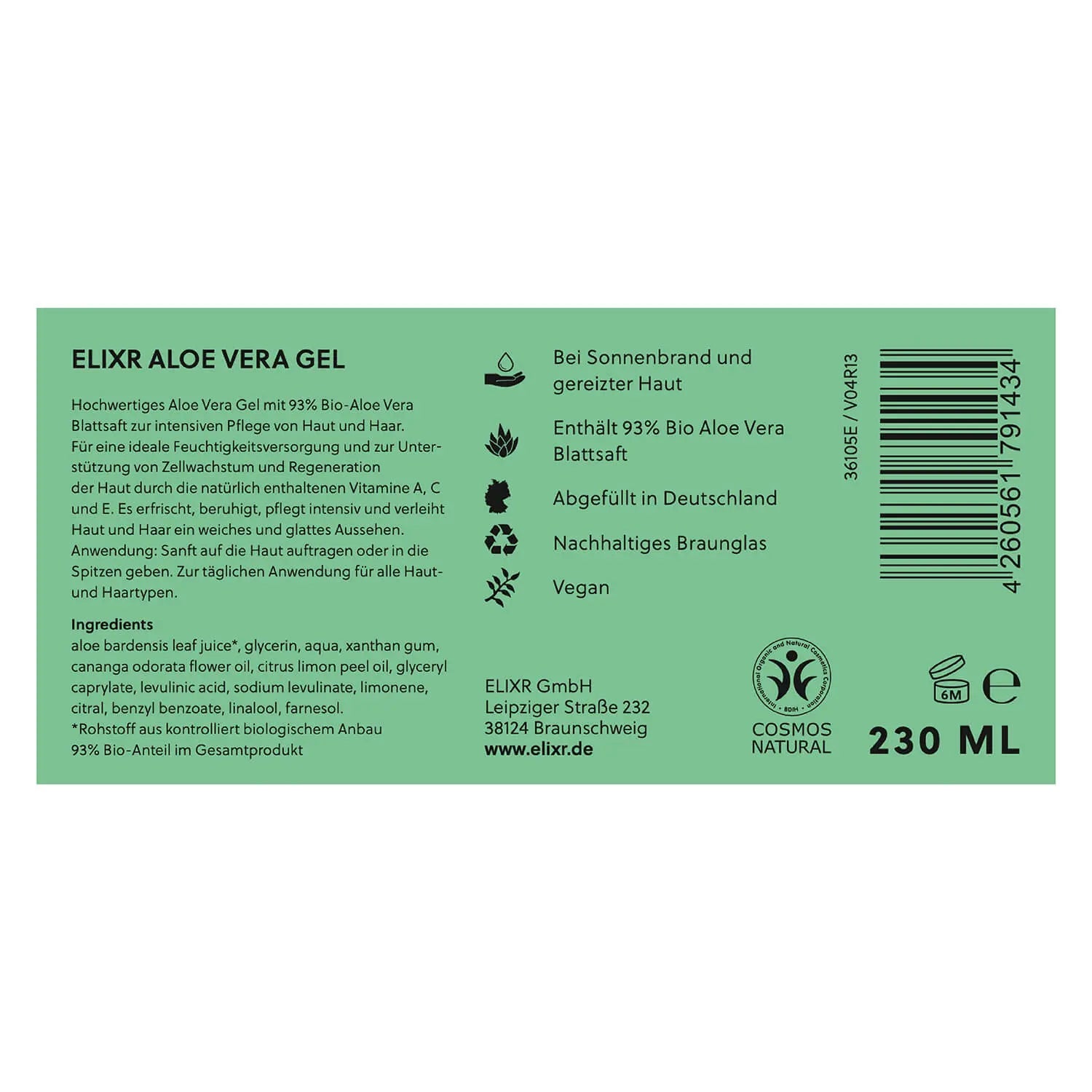 BIO ALOE VERA GEL 2+1 Set ELIXR - ELIXR