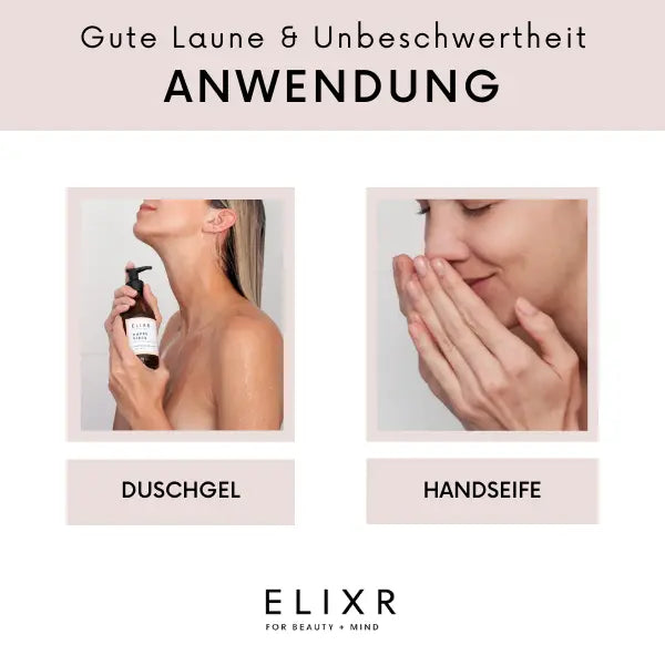 HAPPY VIBES Natural Hand & Body Wash - ELIXR 4