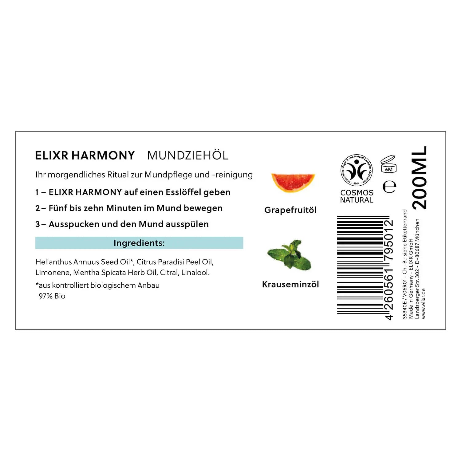 HARMONY Mundziehöl ELIXR - ELIXR