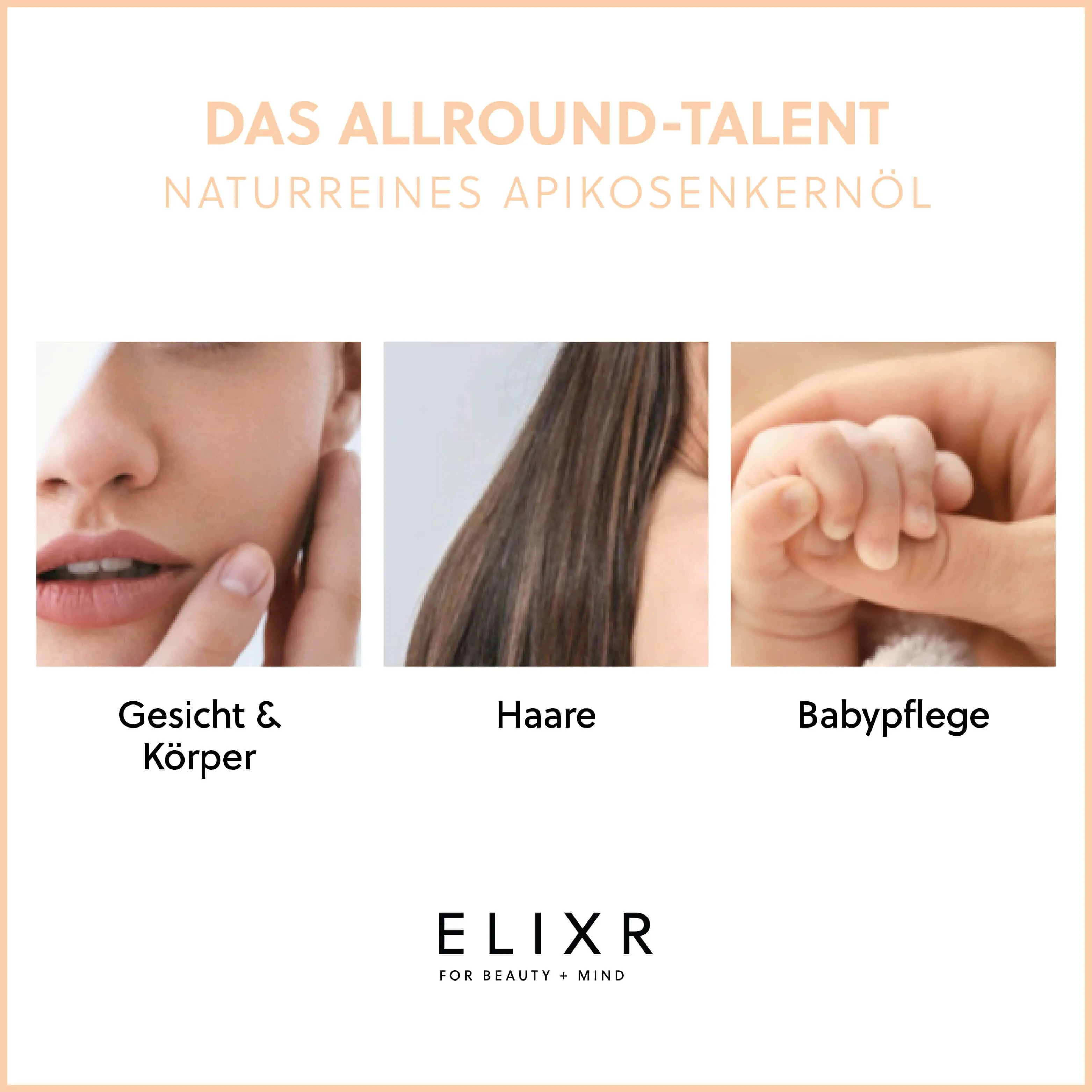 NATURREINES APRIKOSENKERNÖL ELIXR - ELIXR