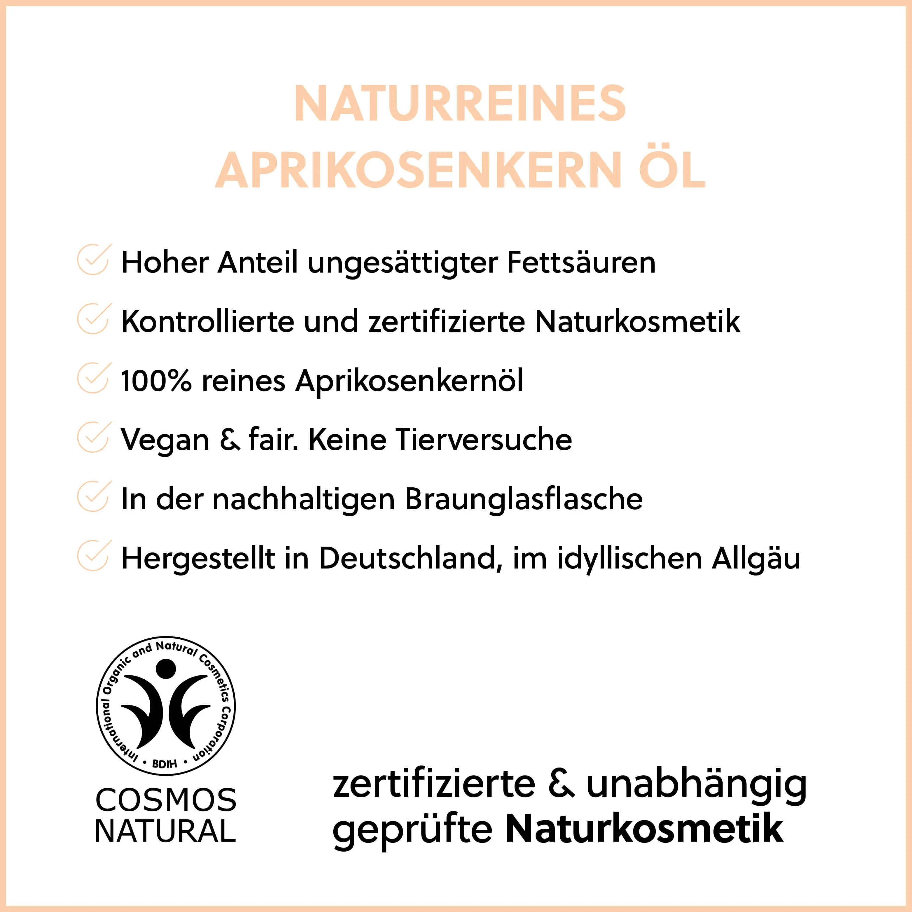 NATURREINES APRIKOSENKERNÖL ELIXR - ELIXR