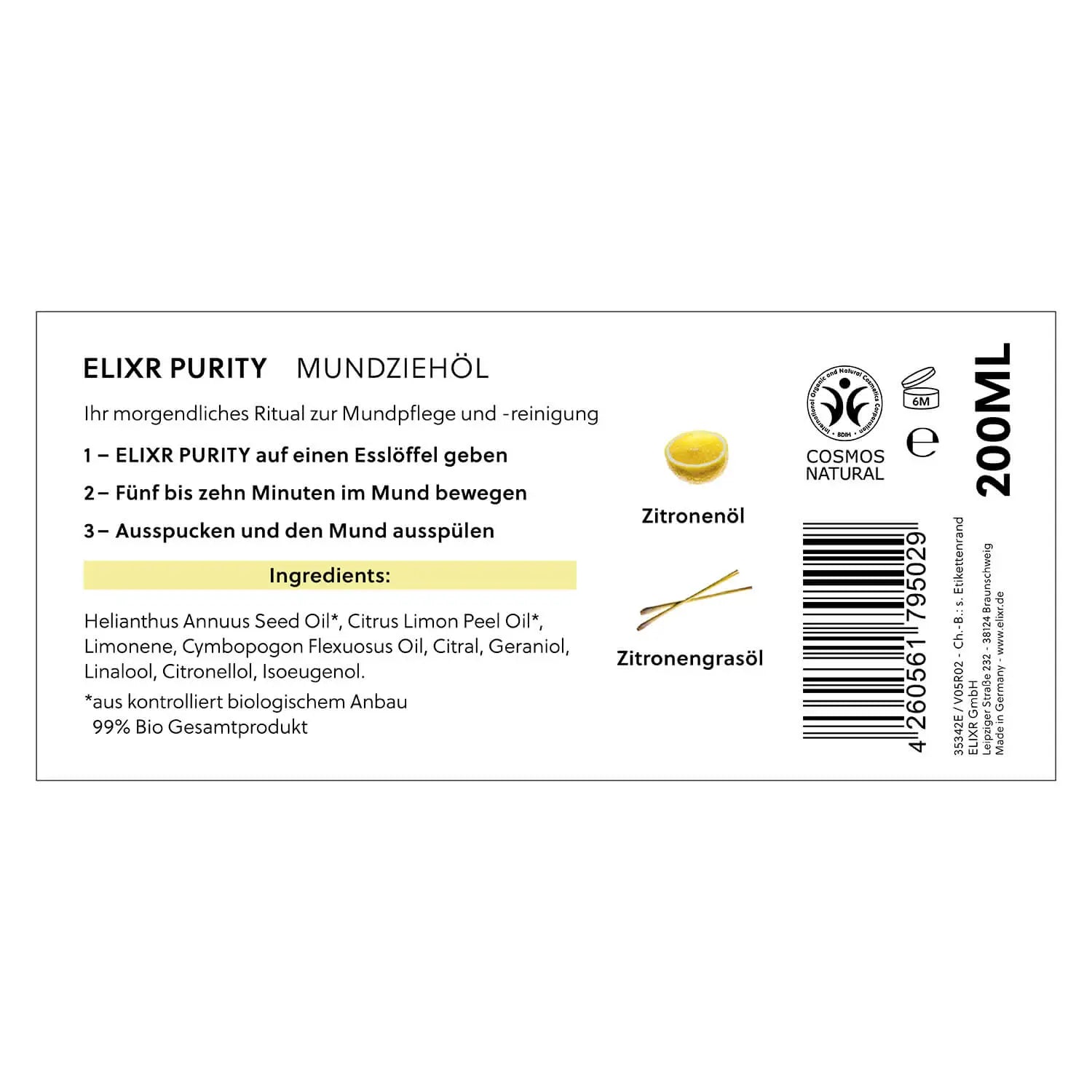 PURITY Mundziehöl ELIXR - ELIXR