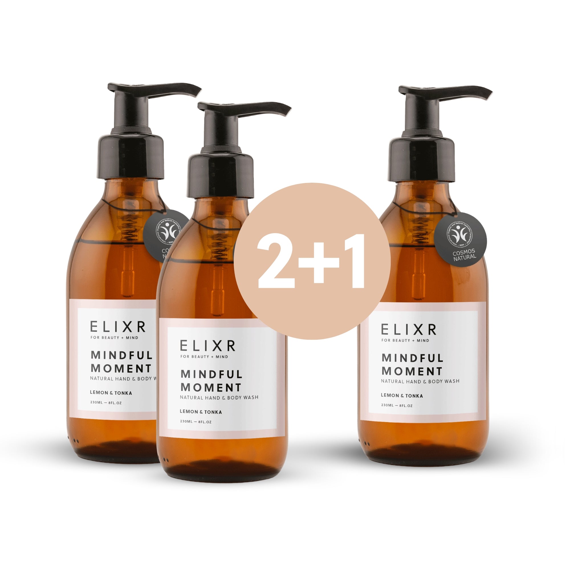 MINDFUL MOMENT Natural Hand & Body Wash 2+1 Angebot