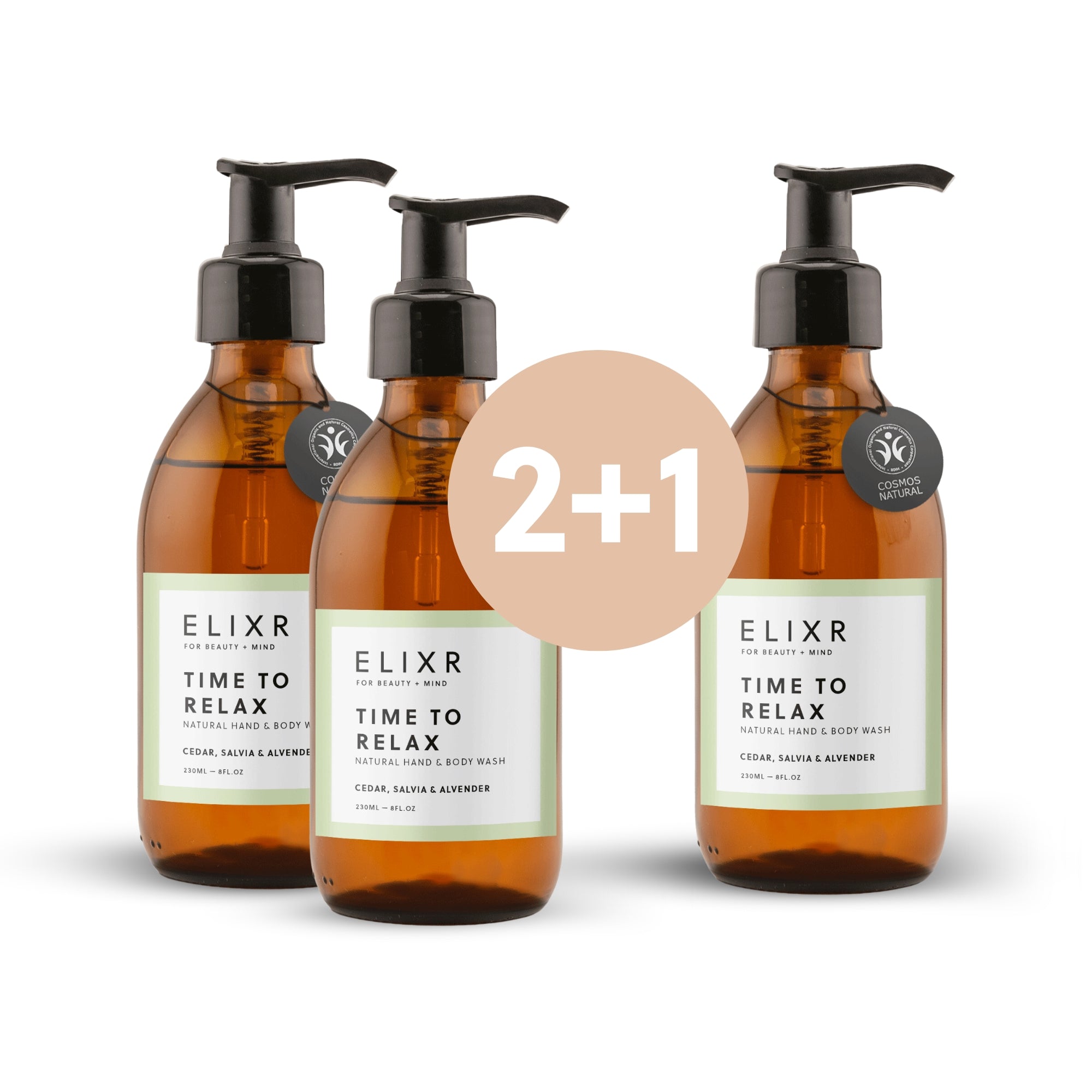 TIME TO RELAX Natural Hand & Body Wash 2+1 Angebot