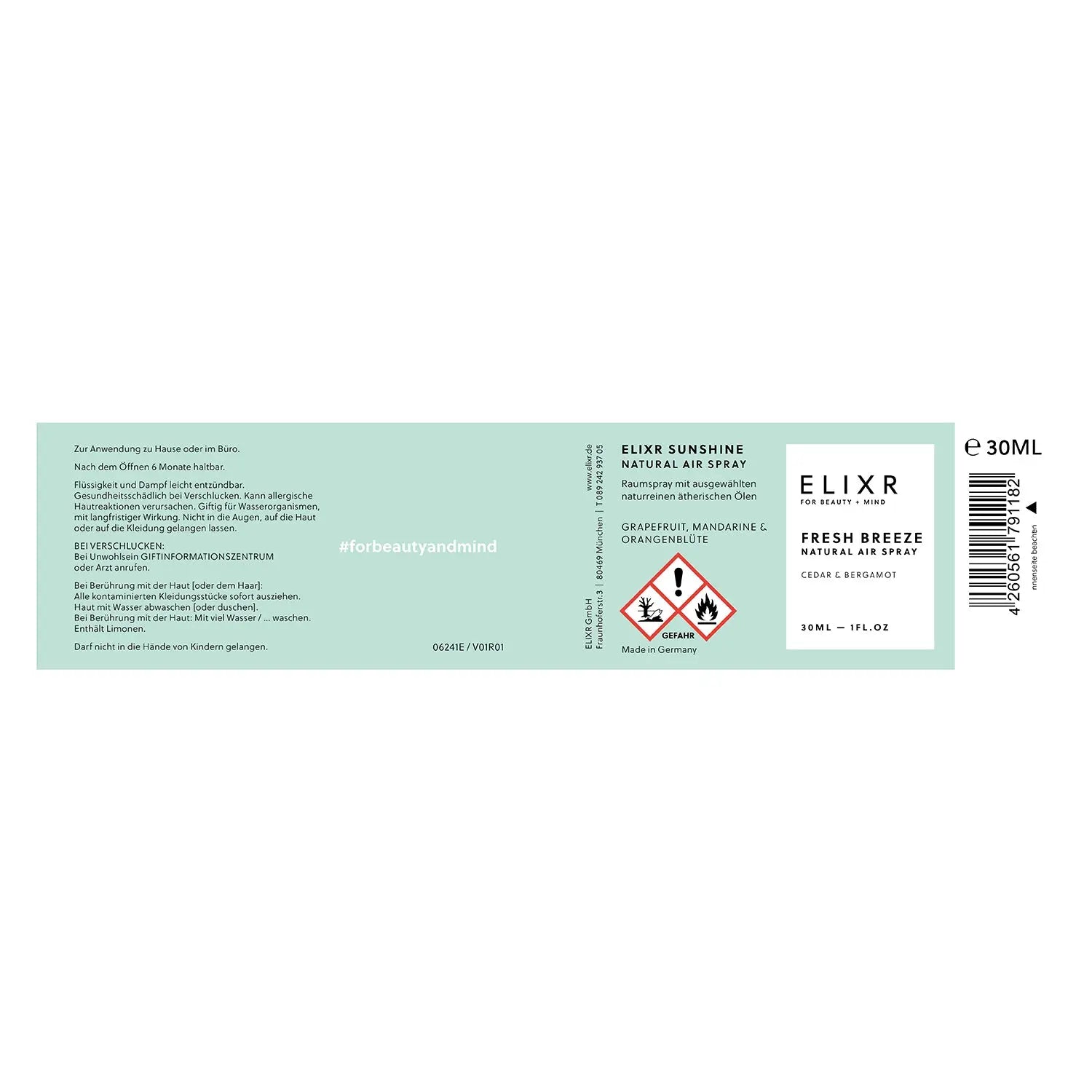 FRESH BREEZE Air Spray 30ml ELIXR - ELIXR