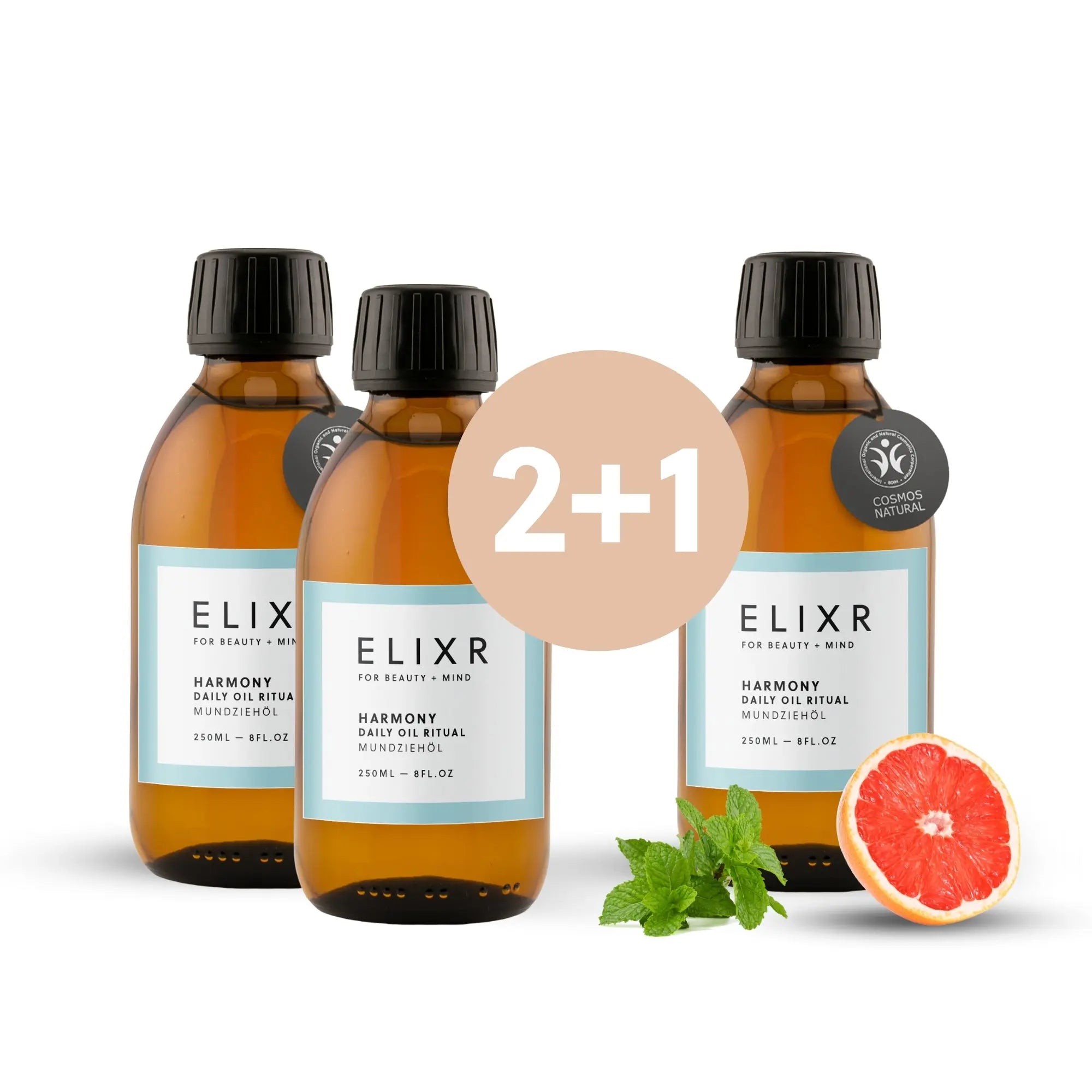 HARMONY Mundziehöl 250ml 2+1 Set - ELIXR