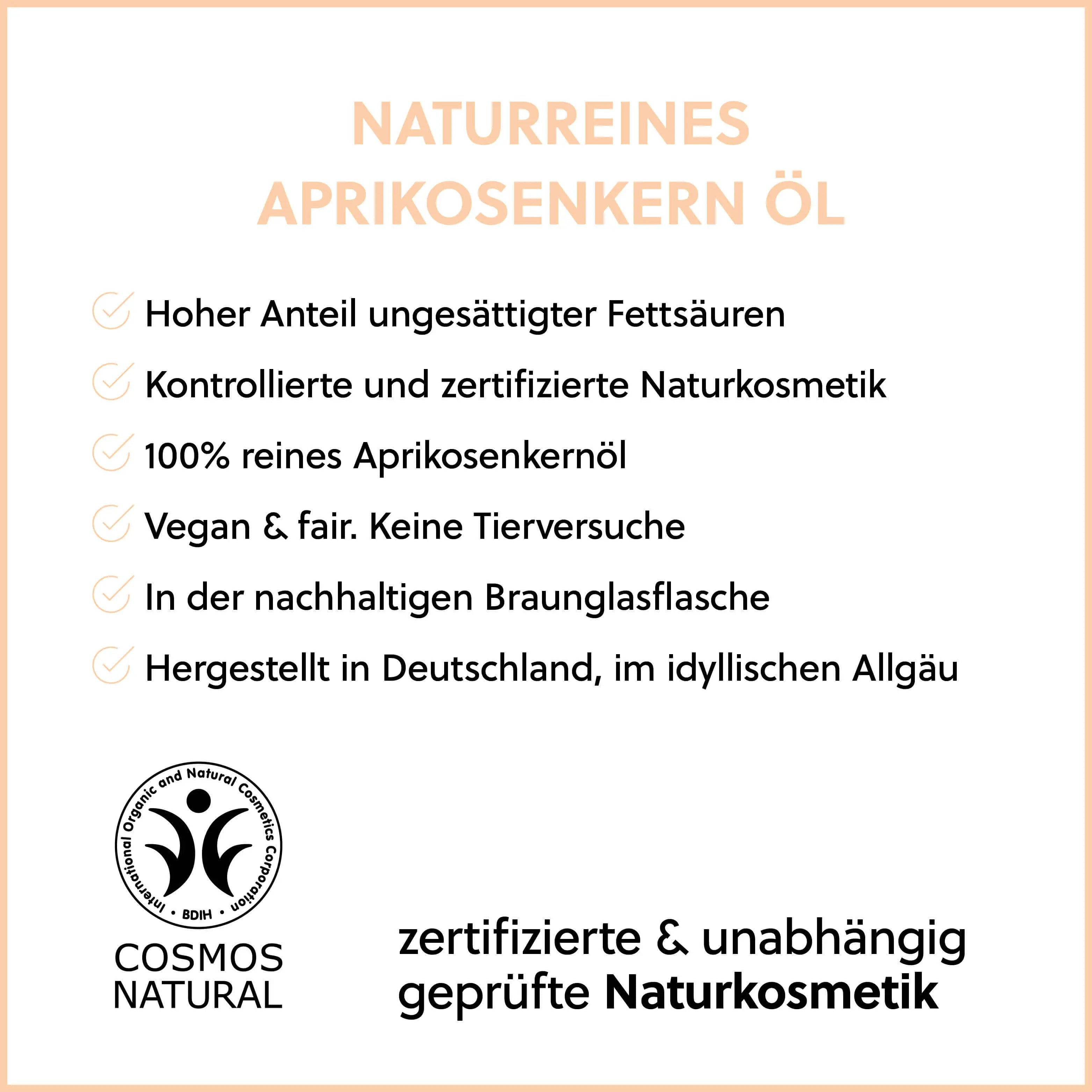 NATURREINES APRIKOSENKERNÖL ELIXR - ELIXR