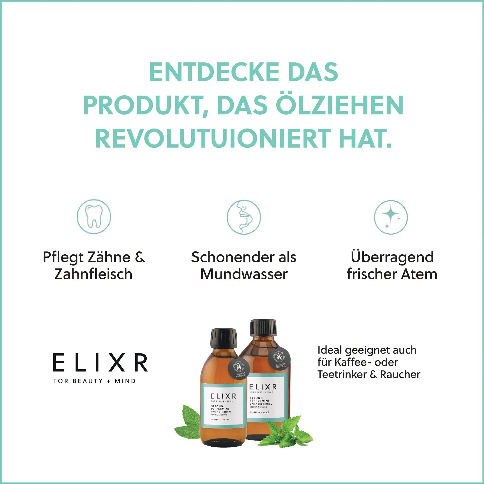 STRONG PEPPERMINT Mundziehöl ELIXR - ELIXR