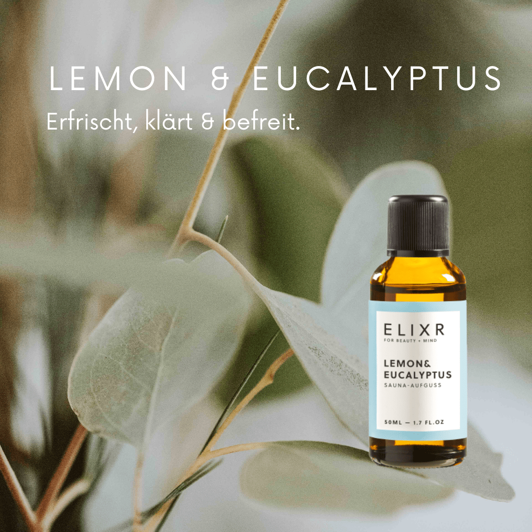 lemon eucalyptus erfrischt klärt befreit sauna aufguss