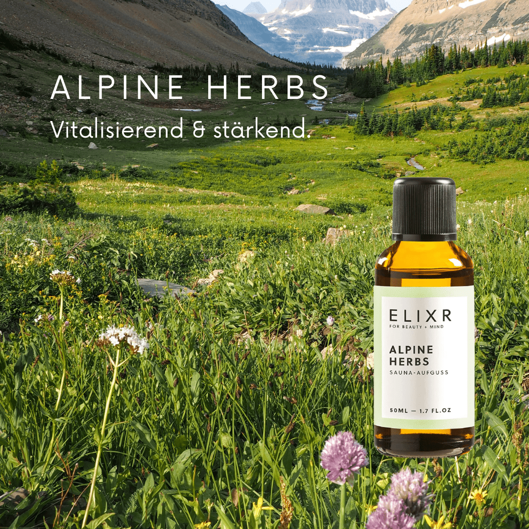 alpine herbs vitalisierend und stärkend sauna aufguss elixr